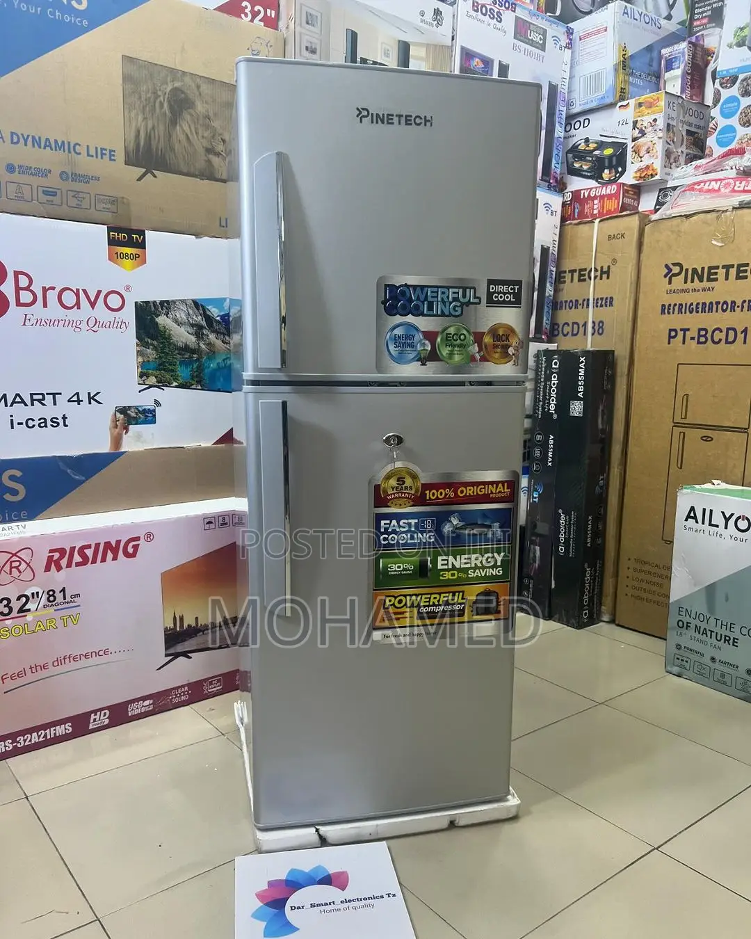 Pinetech Fridge/Friji 138L
