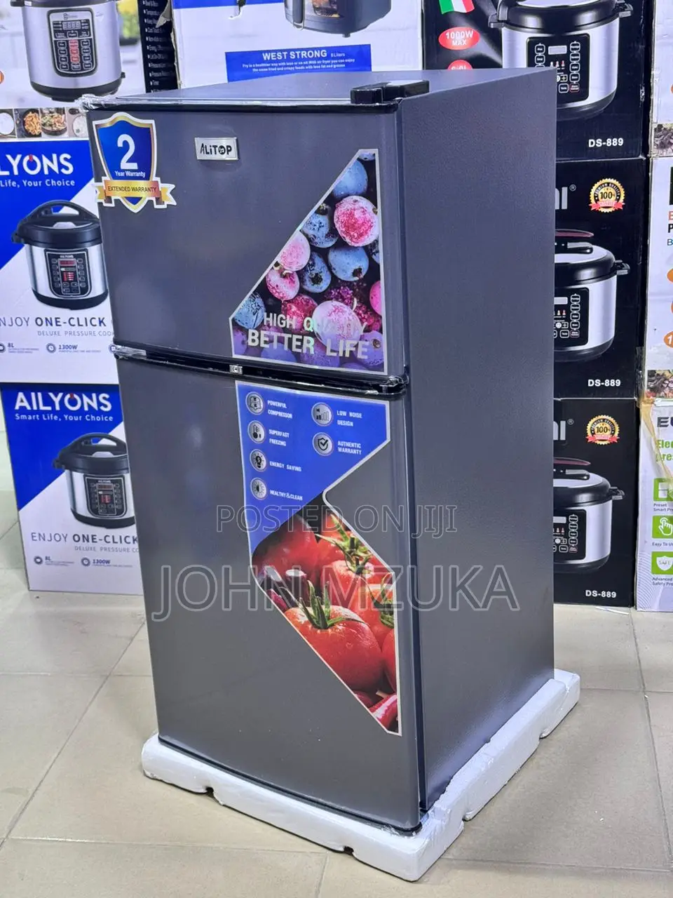 Fridge La Alitop Milango Miwili , Liter 85 Bei Ya Offer