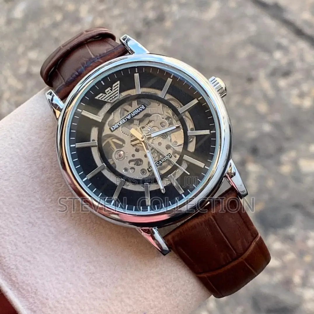 Emporio Arman Meccanico Automatic Watch.
