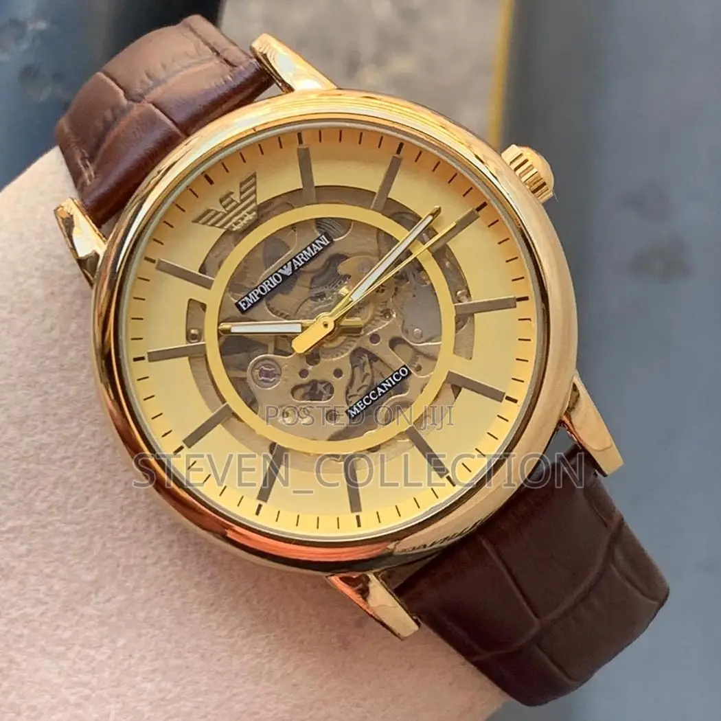 Emporio Arman Meccanico Automatic Watch.