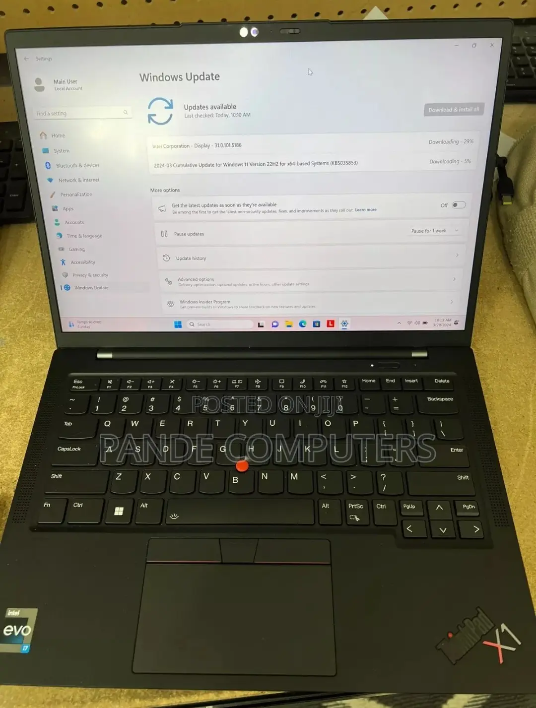 New Laptop Lenovo ThinkPad X1 Carbon 16GB Intel Core I7 SSD 512GB