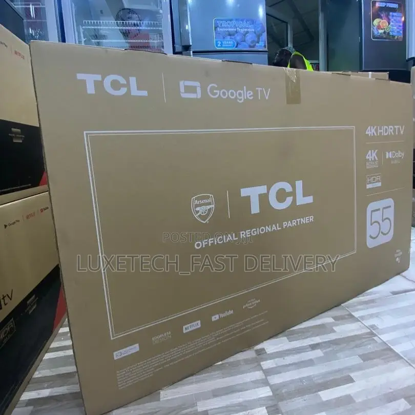 TCL 55 Inches Smart Android TV Ultra HD Quality