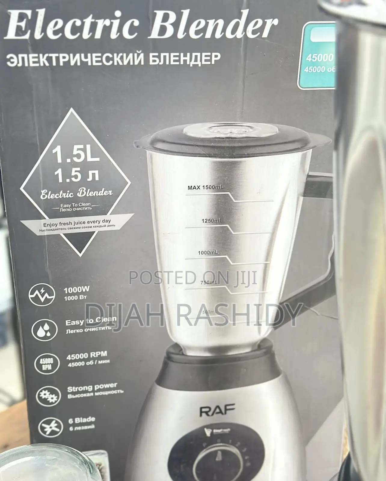 Raf Blender Stainless Steel