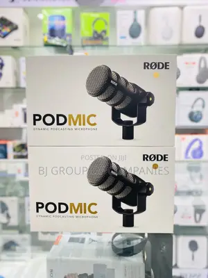 RODE Podmic Dynamic Podcasting Microphone (Black)