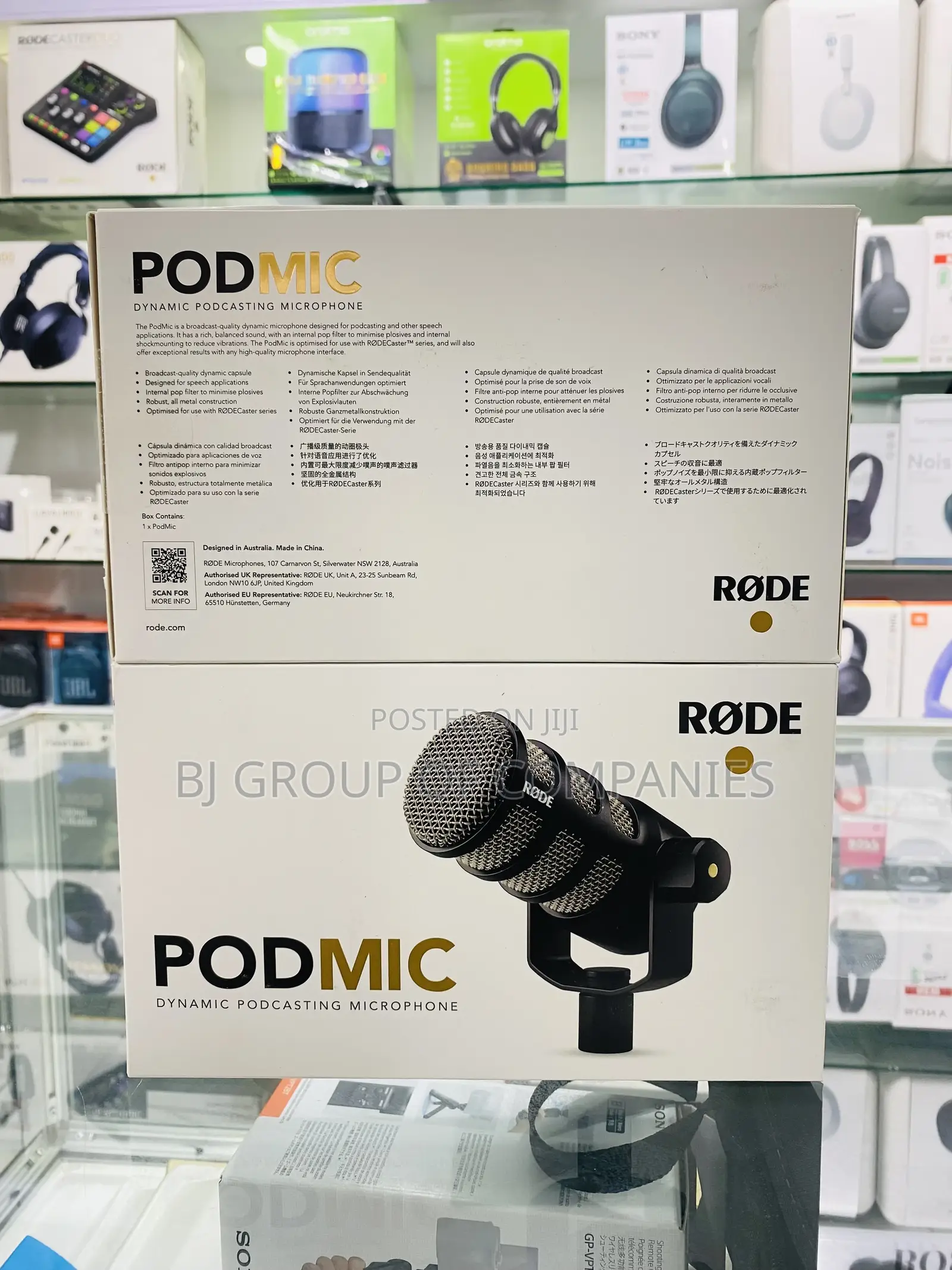 RODE Podmic Dynamic Podcasting Microphone (Black)