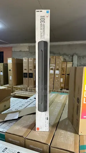 JBL Bar 300 5.0-Ch Compact All-in-One Soundbar Multibeam