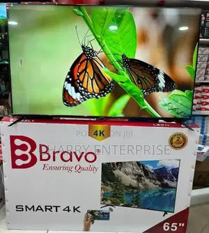 *Bravo Smart Tv Frameless 65” Inch With Screen Share
