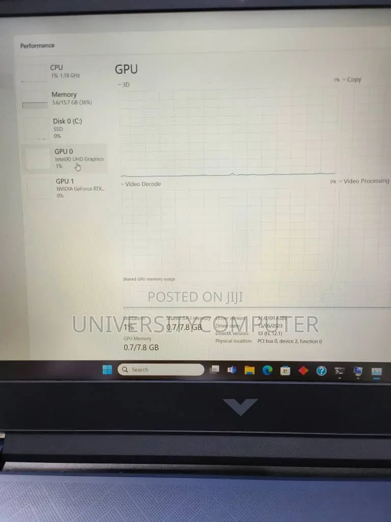 Laptop HP Victus 15 16GB Intel Core I7 SSD 512GB