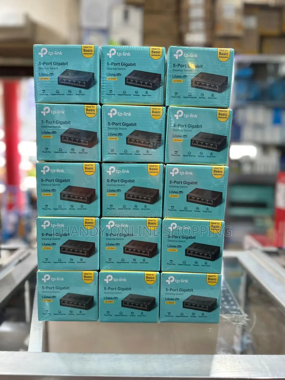 Ls1005g Tplink 5 Port Gigabit Switch 10/100/1000