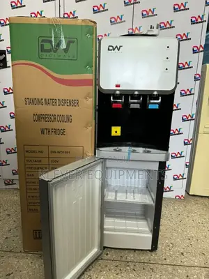 DW WATER DISPENSER 3taps With Fridge Cabinet
