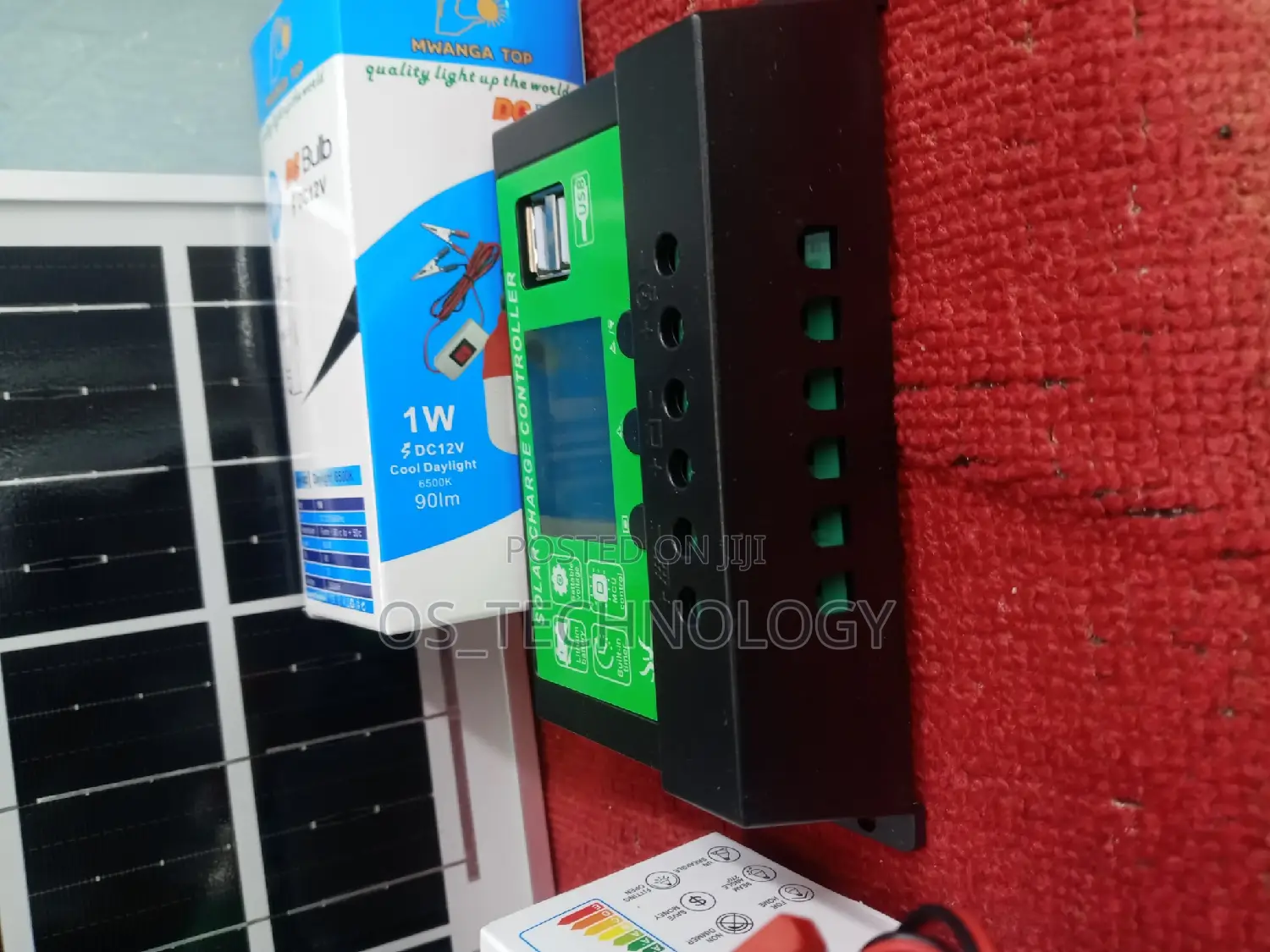 Full Set Sola 15W, Battery 12V 12ah, Controller 10A,Taa Nne