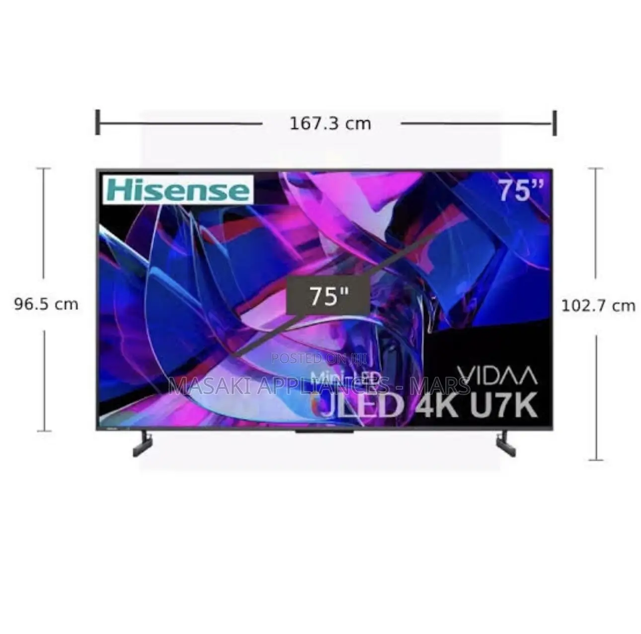 Hisense 75u7k Smart Mini Led Uled Tv Inch 75′′ Quantum