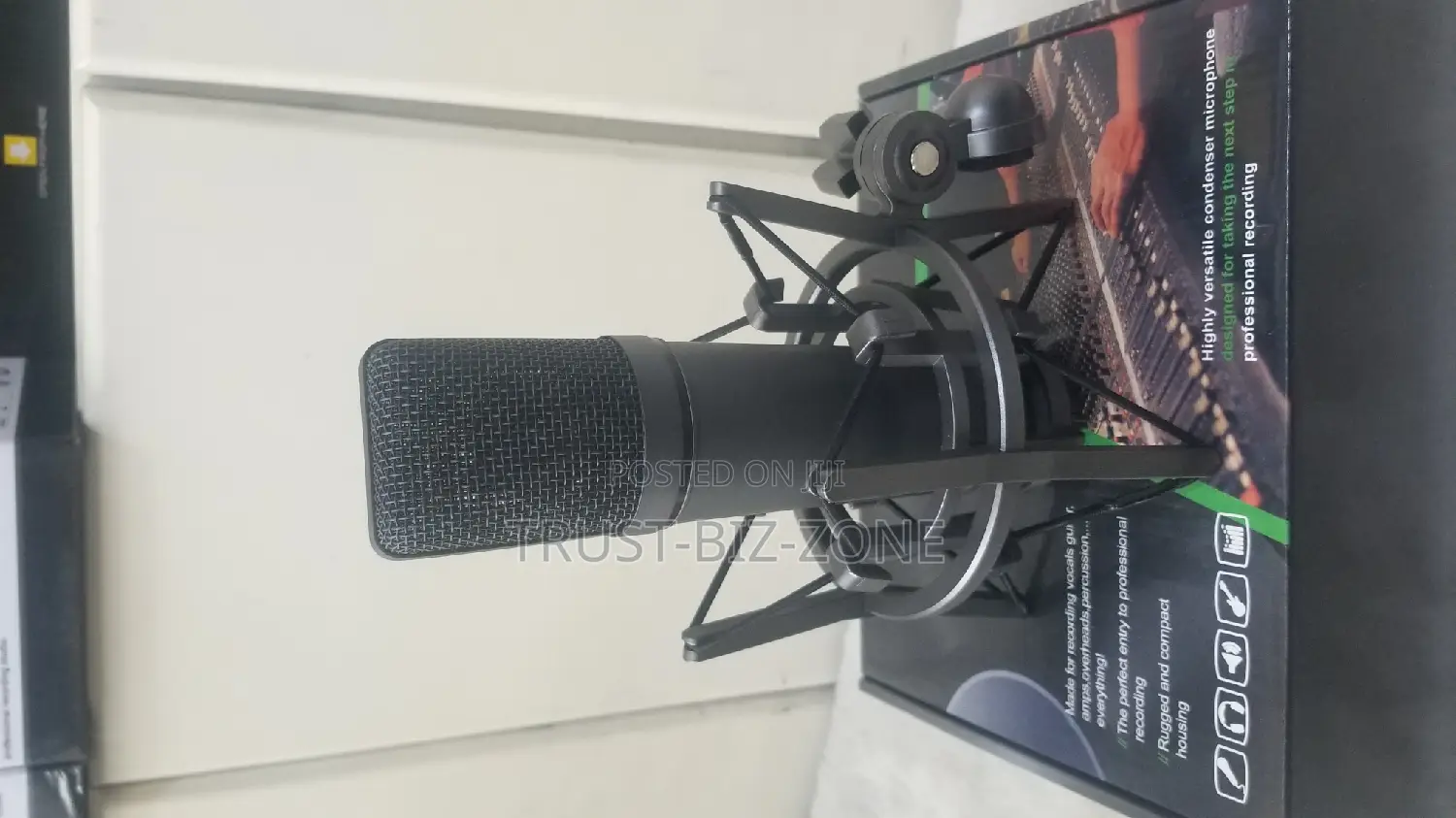 Microphone Condenser U87p Large Diaphram