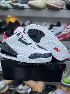 Mens Sneakers Jorda3 White Original
