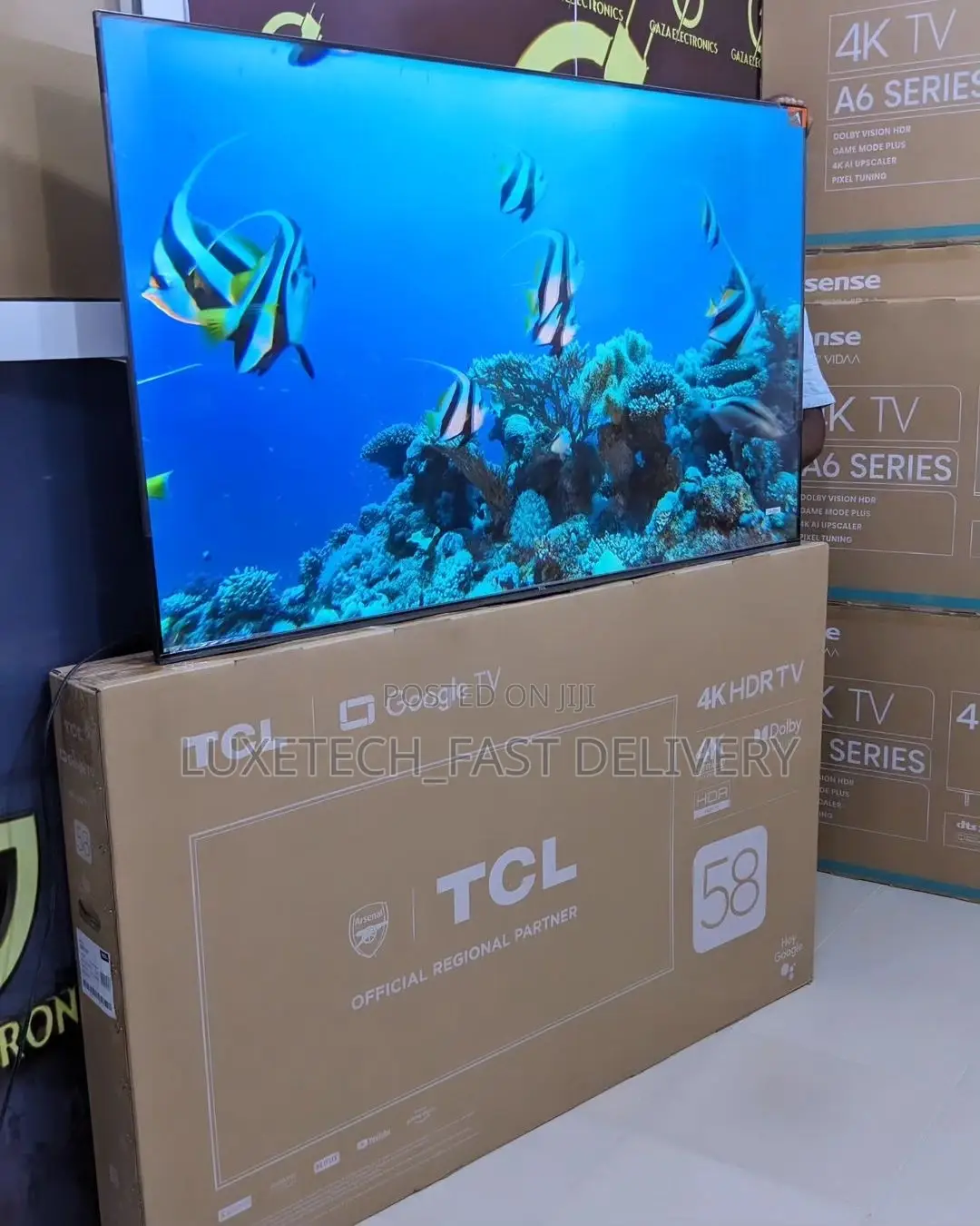 TCL 58 Inches Smart Android TV Uhd Quality