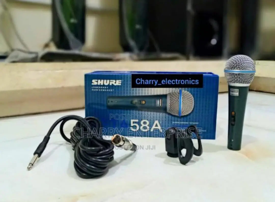 SHURE BETA 58A Dynamic Wired Vocal Microphone / Mic