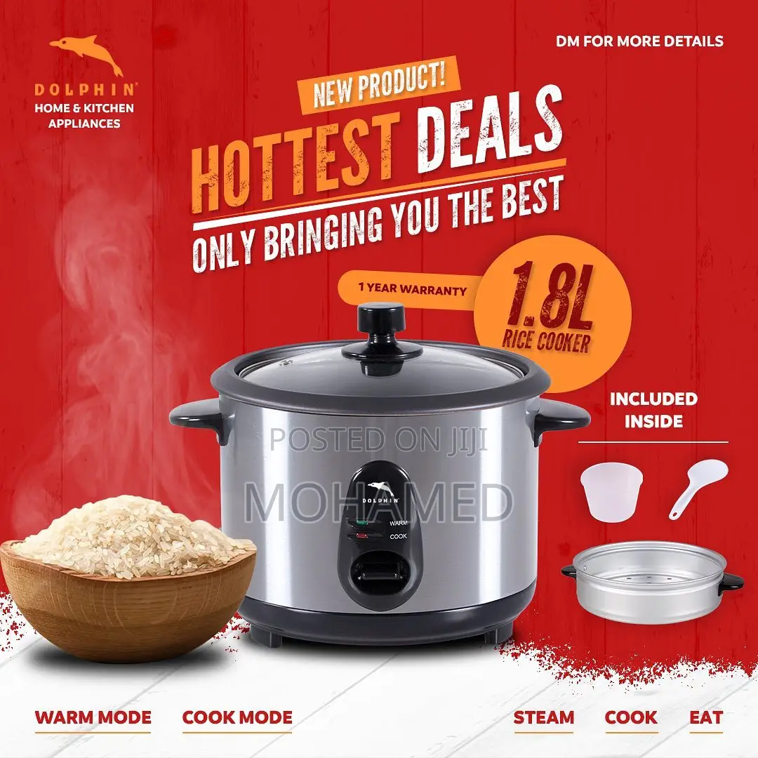 Dolphin Rice Cooker 1.8L