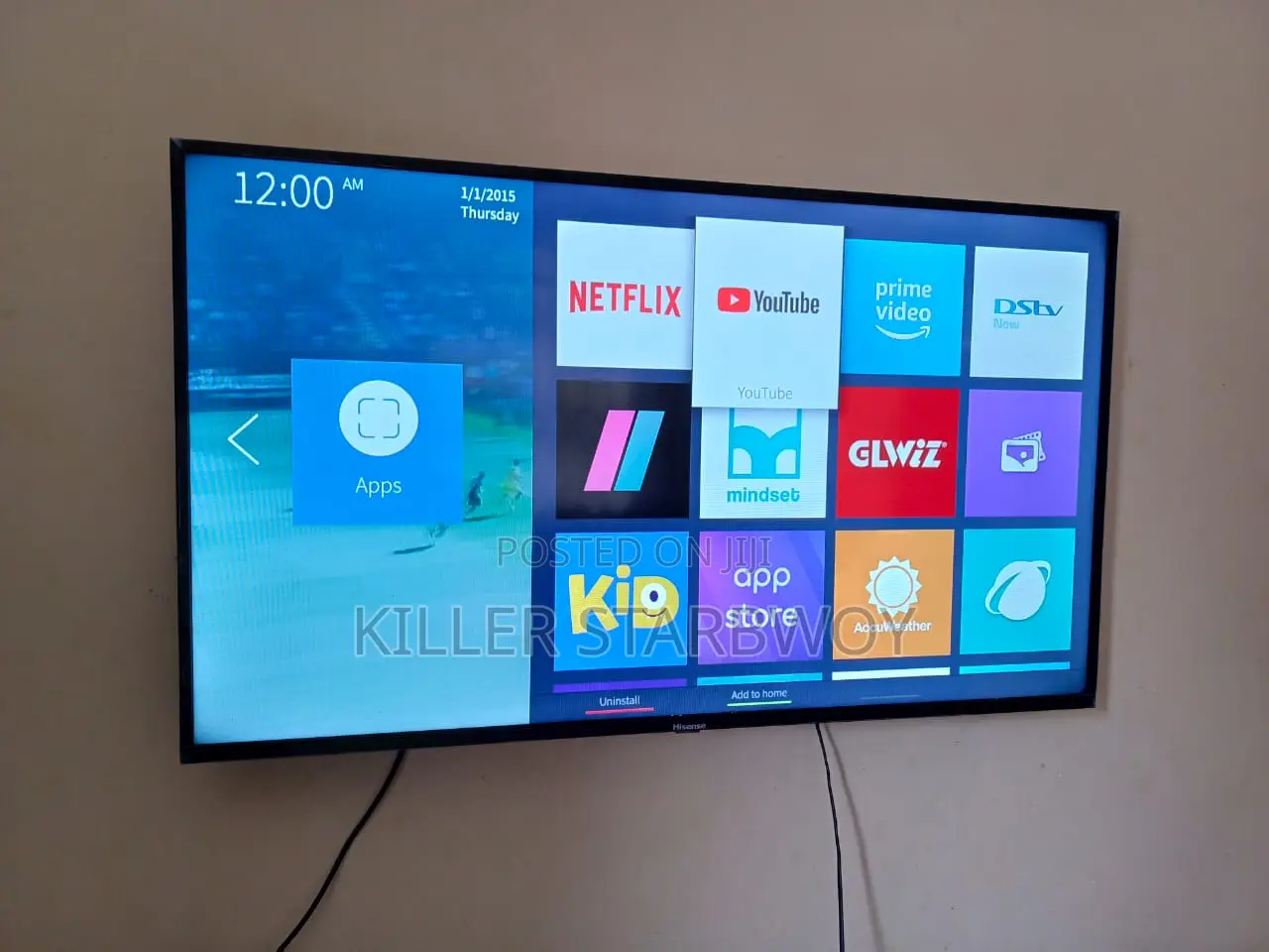 Hisense Inchi 50, Smart Tv