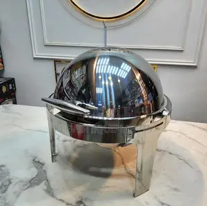Stainless Steel Rolltop Chafing Dish With No Window