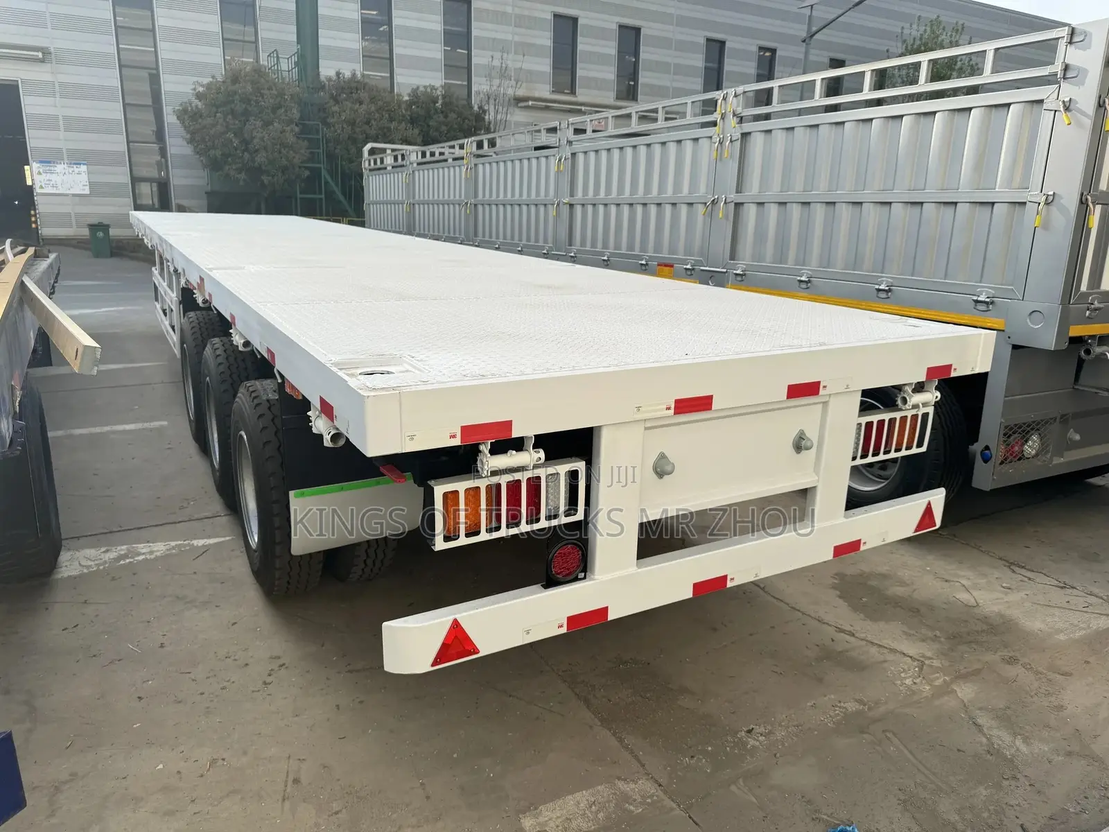 Ready to Order From China Brand New Flatbed Semi-Trailer