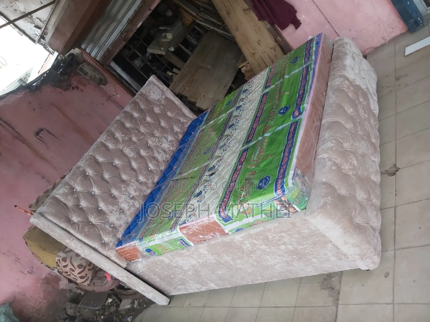 Kitanda Sofa 6x6 Godoro Inch 10 Comfy Gold