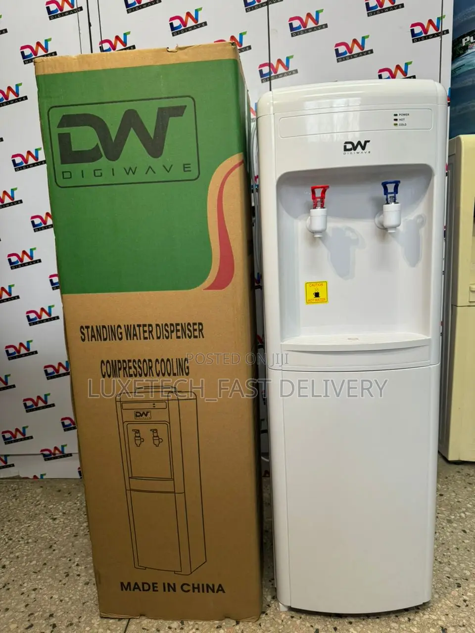 Dw Water Dispenser 2 Taps With Cabinet