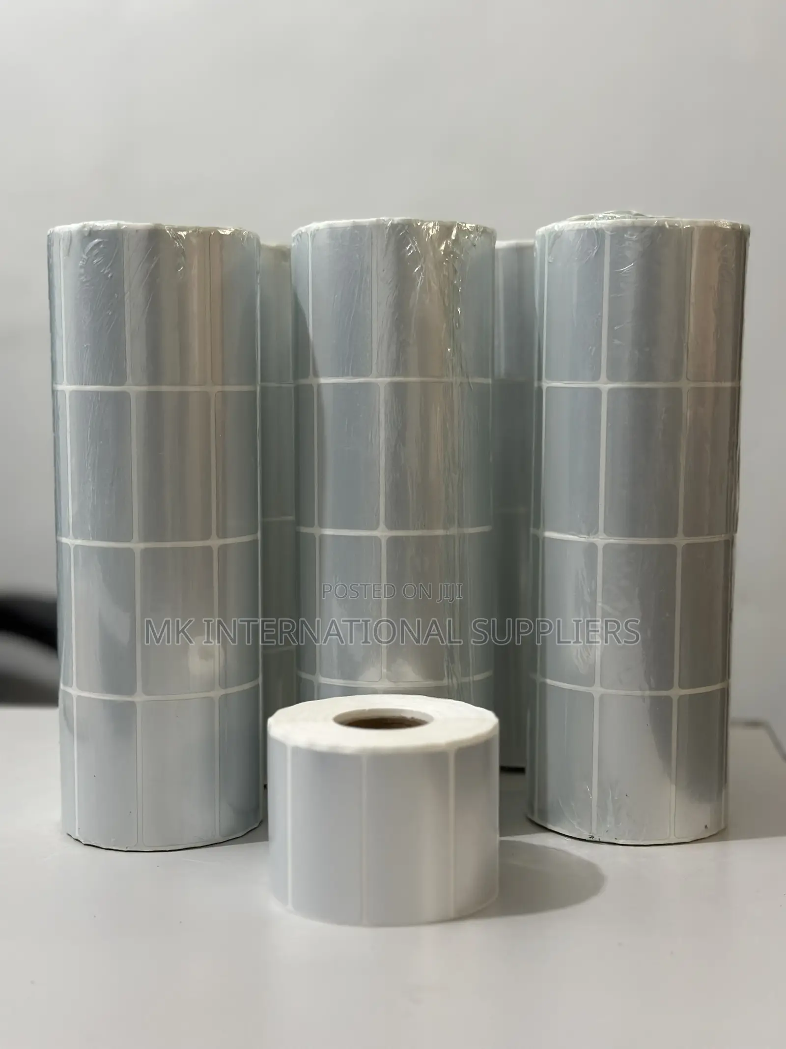 Silver Void Aluminum Asset Label Rolls 50x25mm