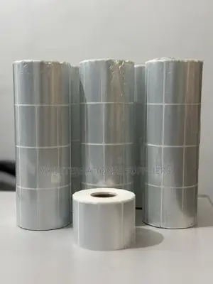 Silver Void Aluminum Asset Label Rolls 50x25mm
