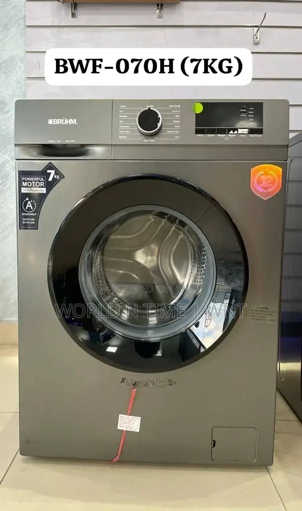 Brühm Automatic FL Washing Machine 7kg BWF-070H Titanium