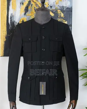 Kaunda Suits Round Collar | Suti Za Kiume | Kola Ya Duara