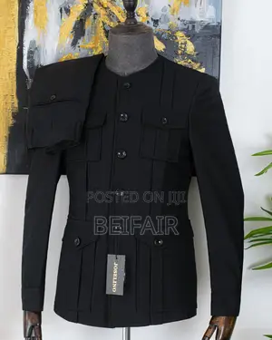 Kaunda Suits Round Collar | Suti Za Kiume | Kola Ya Duara