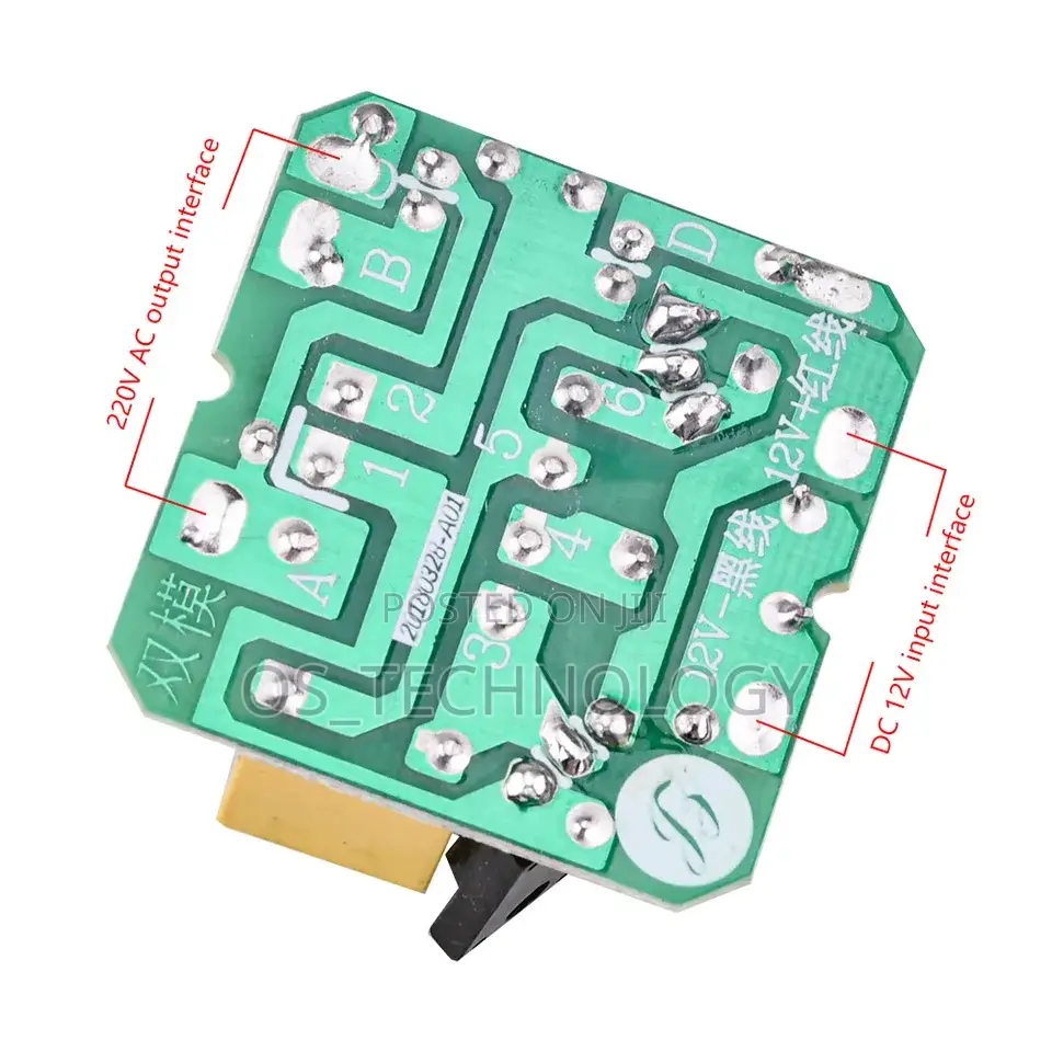 Original Small Inverter 35W Step Up 12V to 220V 20kz