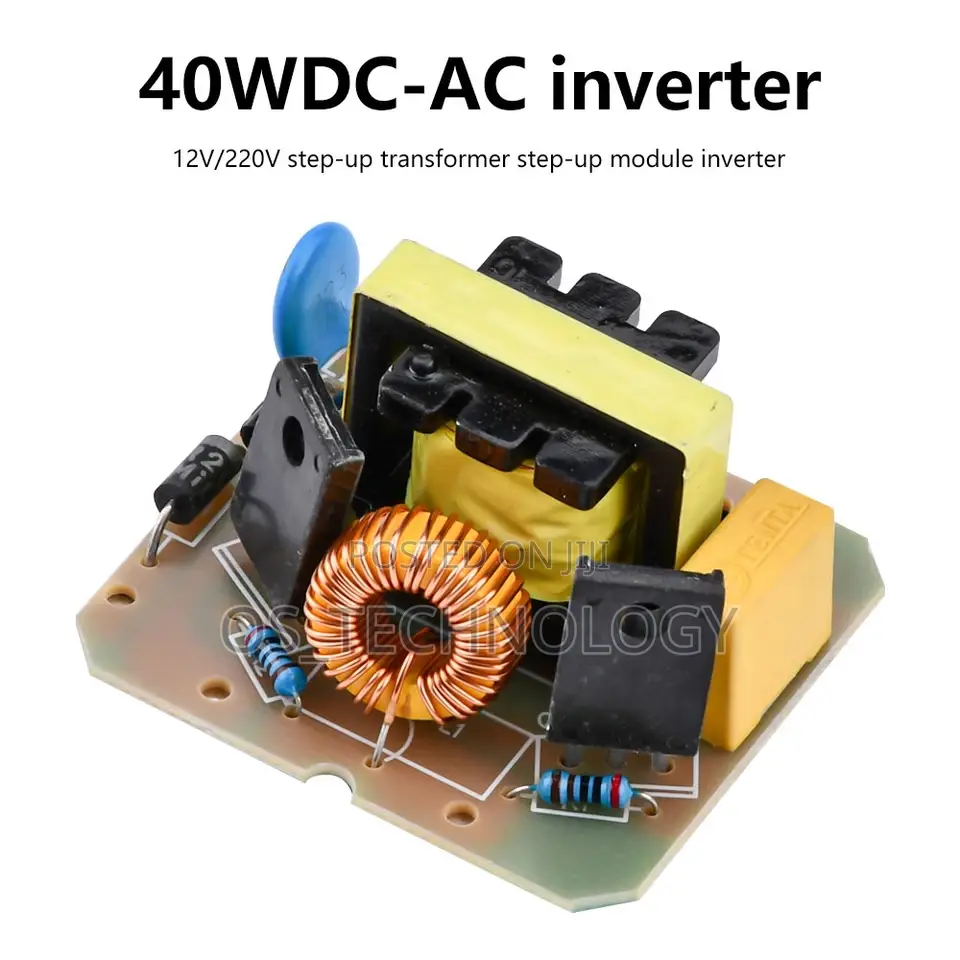 Original Small Inverter 35W Step Up 12V to 220V 20kz