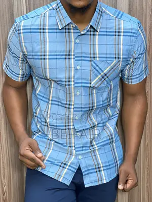 Mashati Ya Kiume | Men Shirt | Short Sleeves | Mikono Mifupi