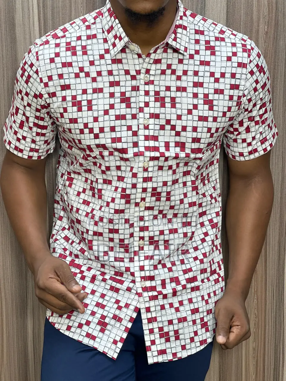 Mashati Ya Kiume | Mikononi Mifupi | Short Sleeves Shirts