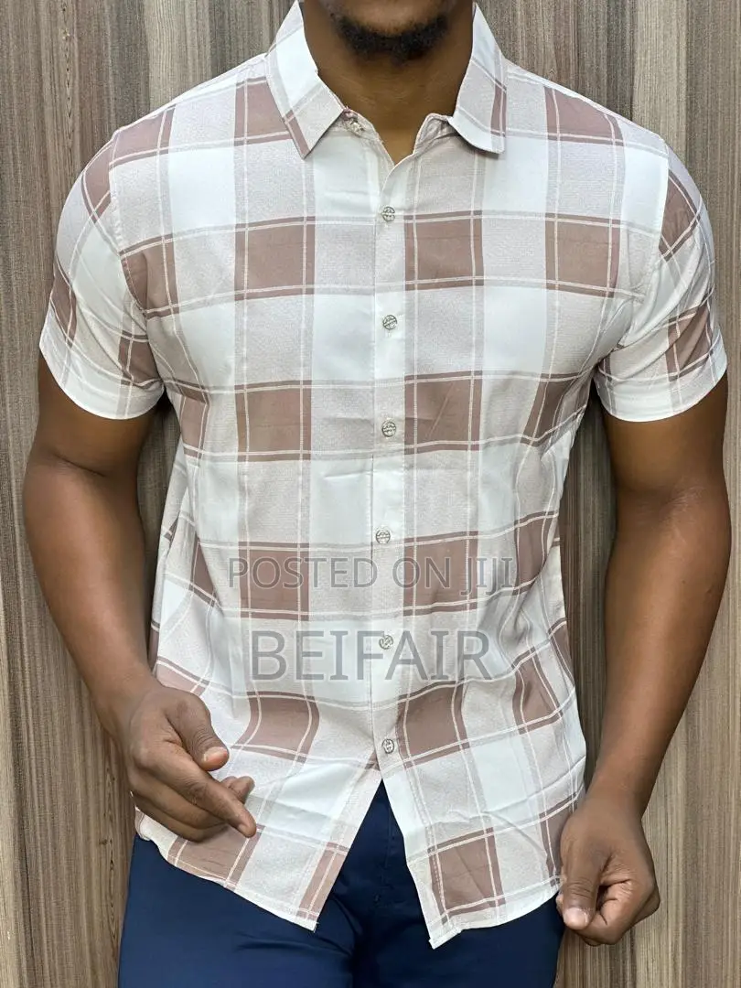 Mashati Ya Kiume | Shirts | Mikono Mifupi | Short Sleeves