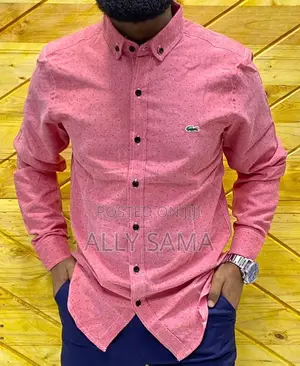Mens Shirt Lacoste Material Cottom