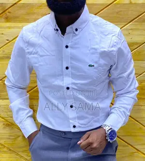 Mens Shirt Lacoste Material Cottom