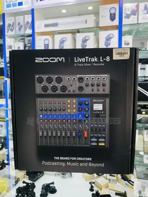 Zoom Livetrak L-8 Portable 8-Channel Digital Mixer Recorder