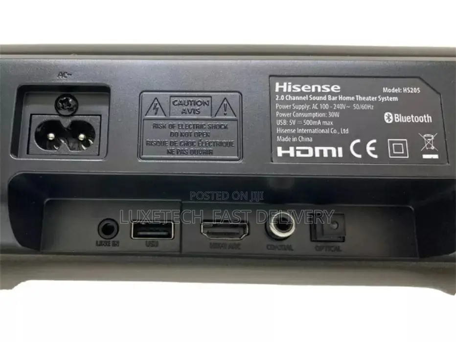 Hisense Soundbar 60 Watts High Quality Sound