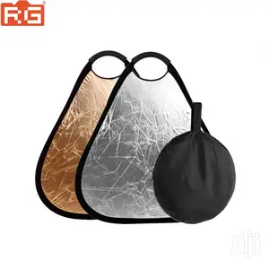 2in1 80cm Triangular Reflector, Gold/Silver