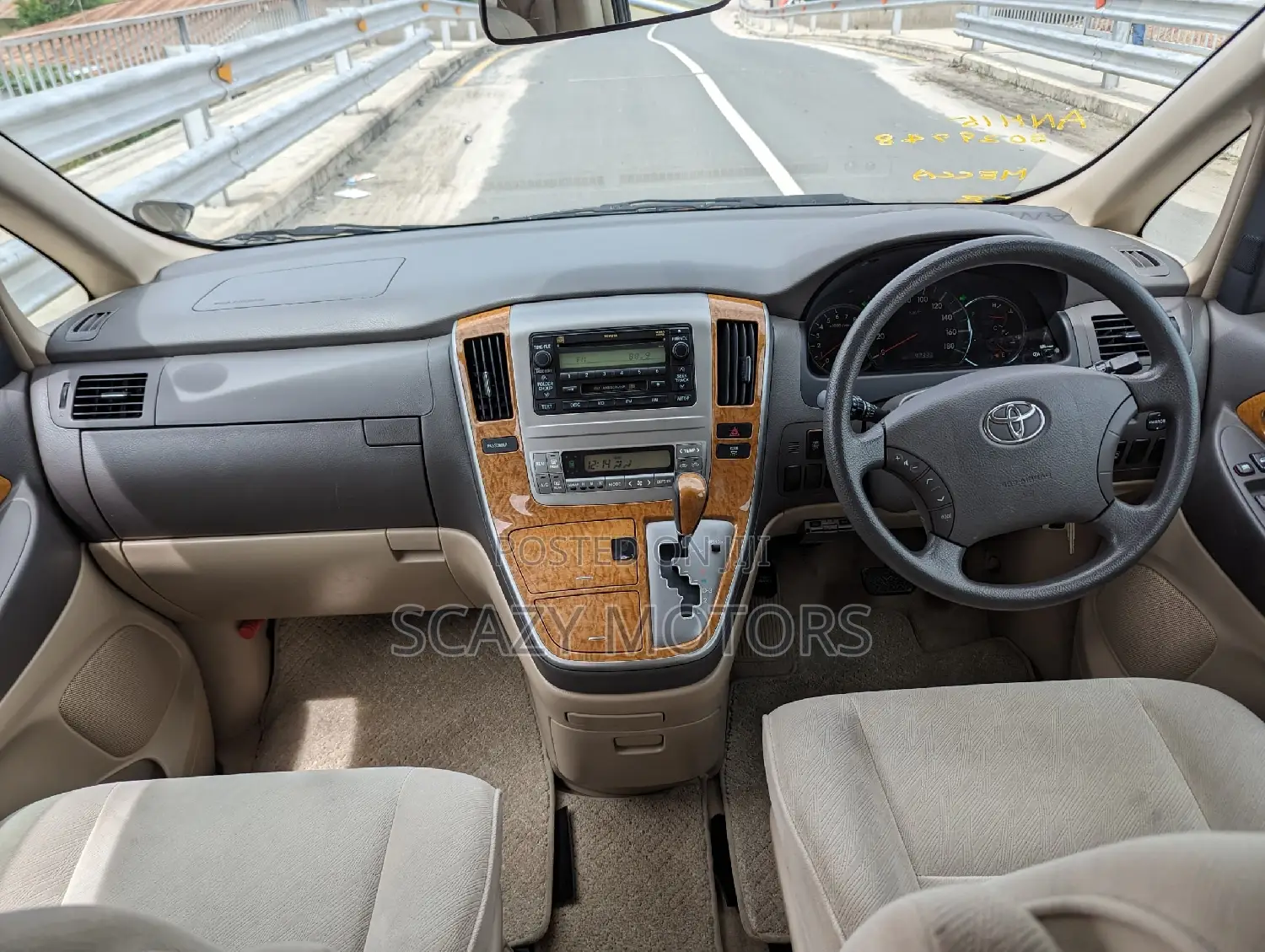 Toyota Alphard 2007 Black