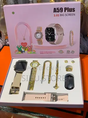 Women Smartwatch Combo