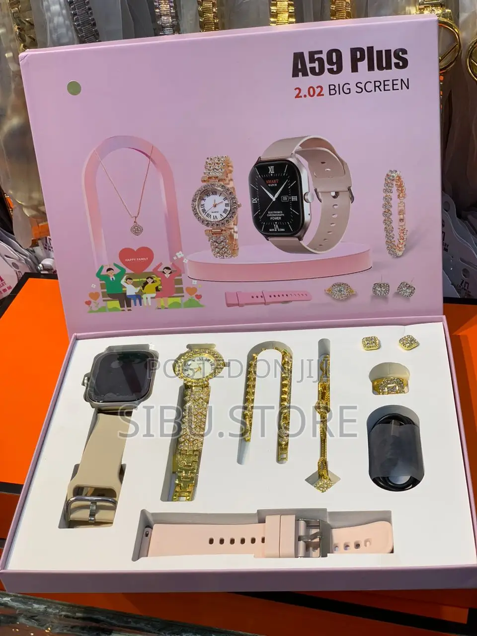 Women Smartwatch Combo