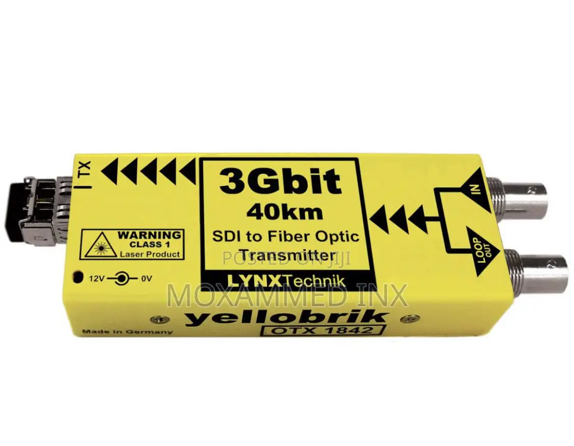 SDI to Fibre Optic Transmissiter