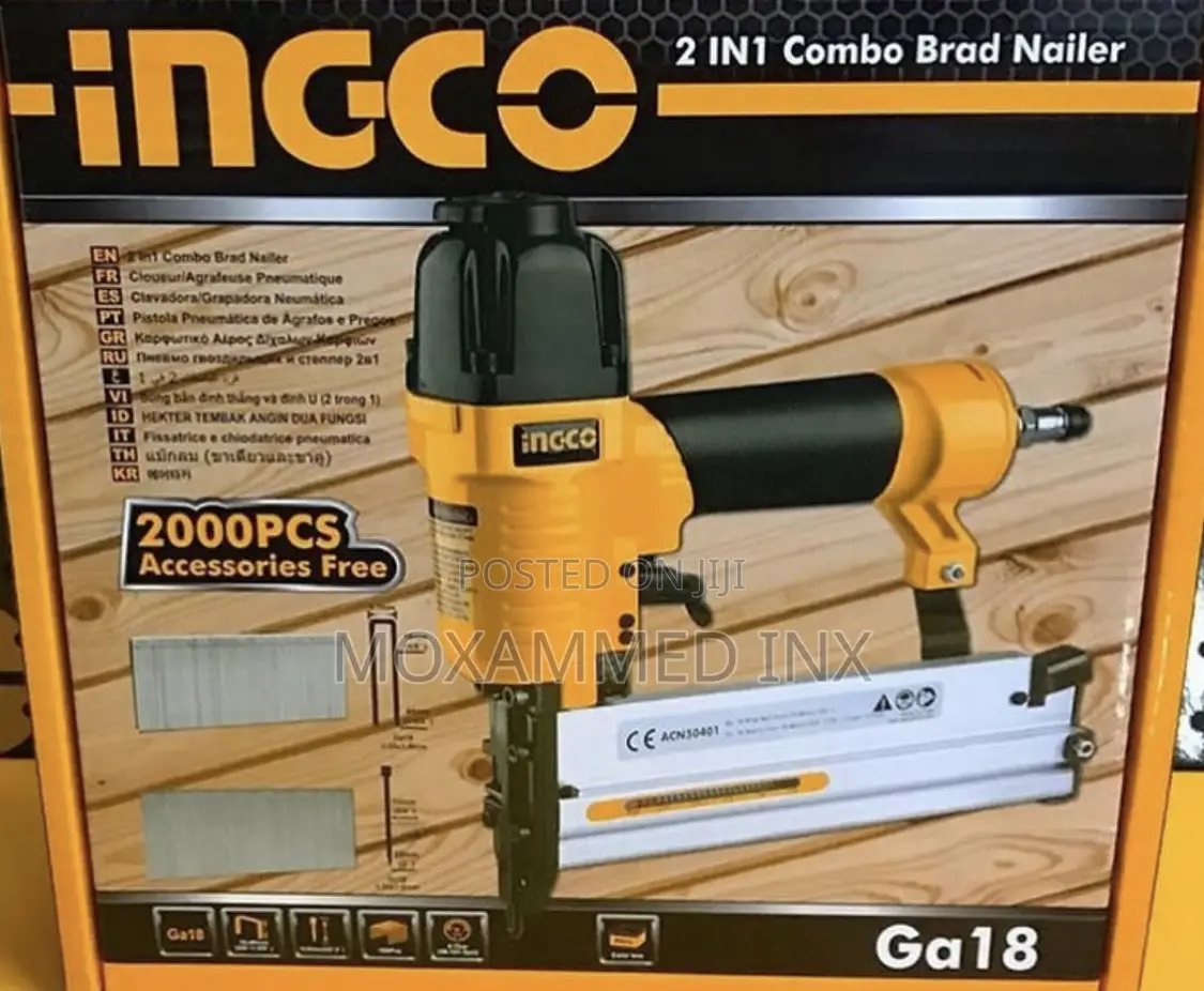 Ingco Nailer Stapler 2in1 ACN50401