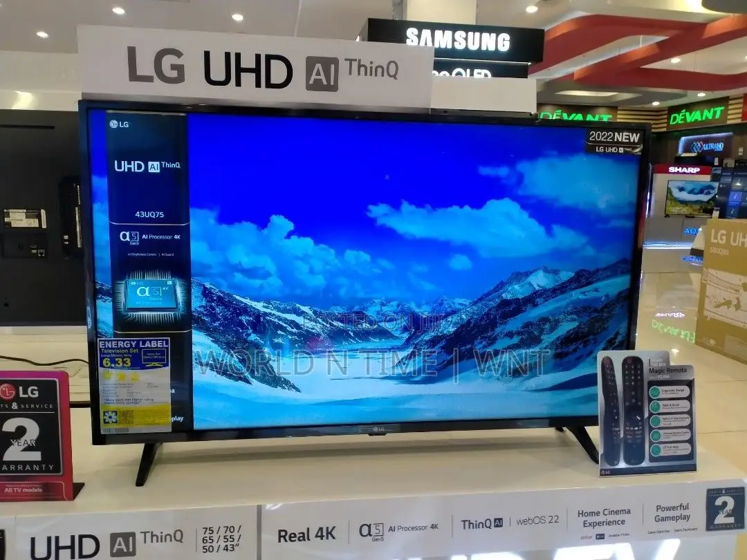 Offer LG 55” Uq75 Series LED Uhd Smart Webos TV 2022