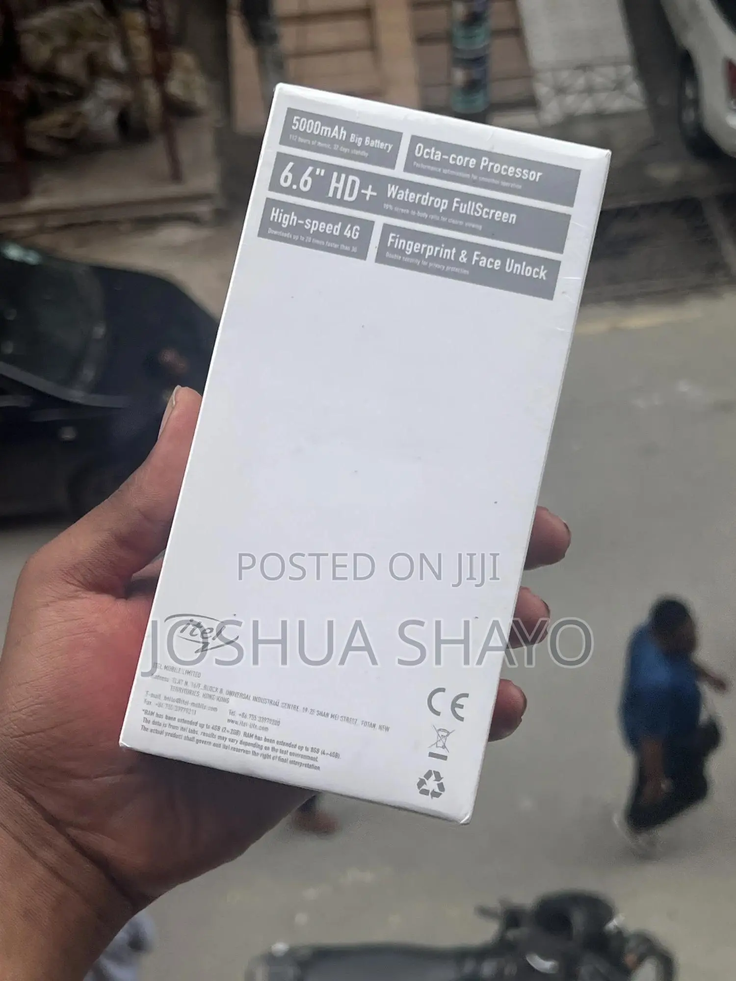 New Itel A60s 128 GB Blue