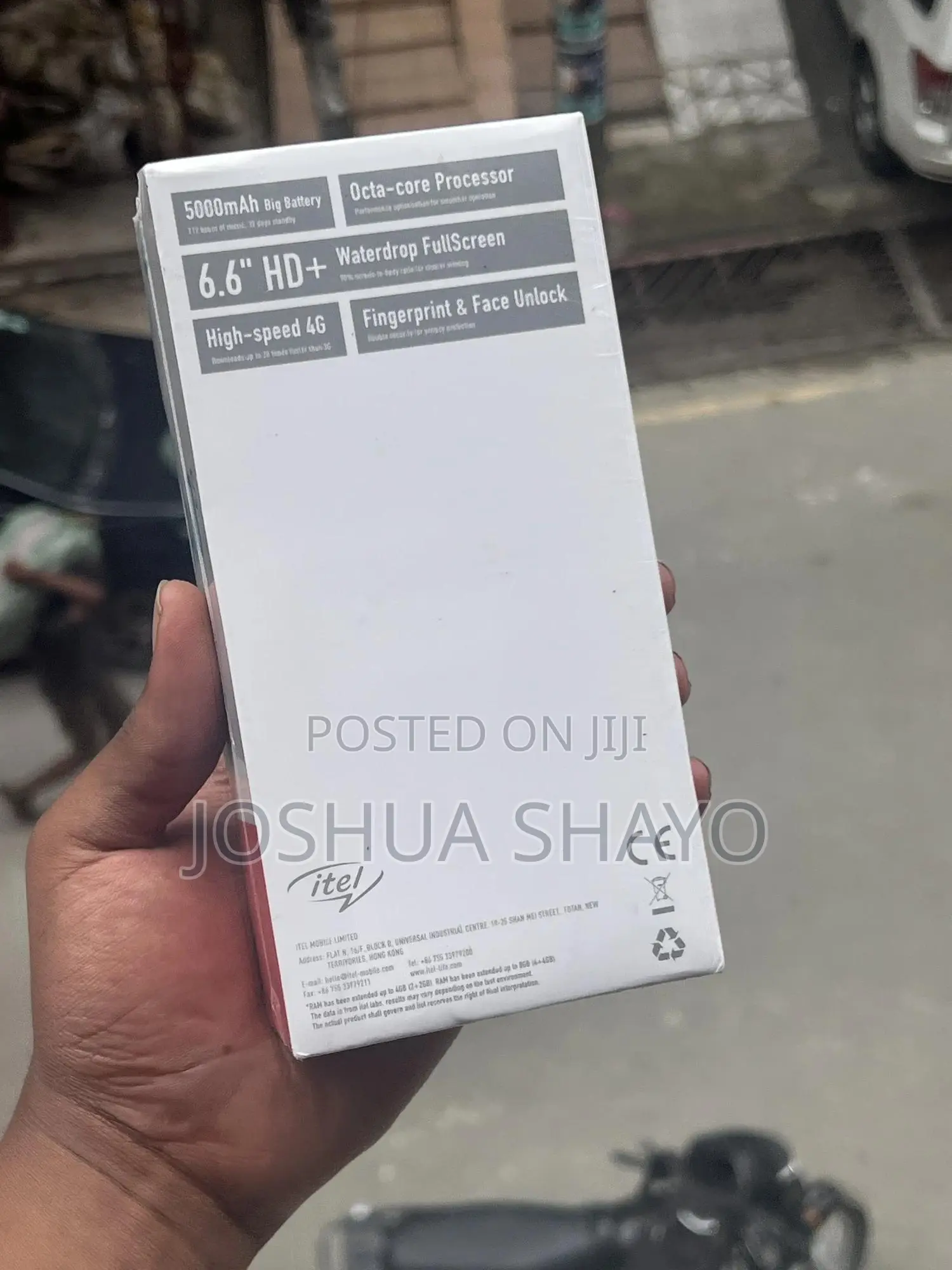 New Itel A60s 128 GB Blue