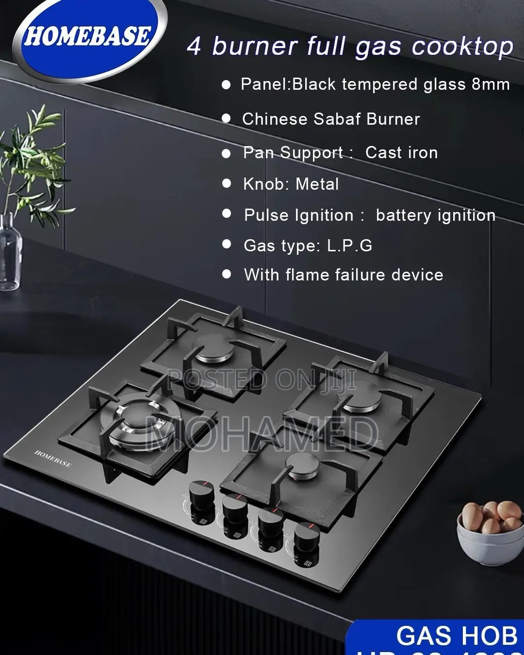Homebase Cooker/Jiko LA Gesi Na Umeme